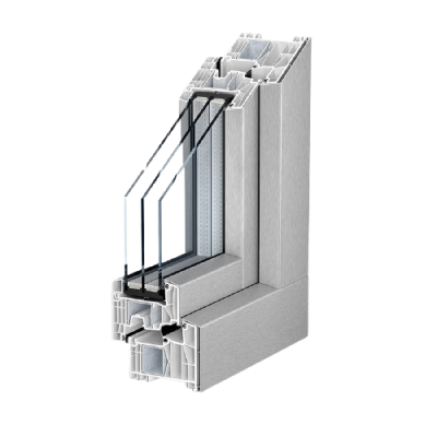Z oknom serije 88 MD AluClip lahko dobite oboje: aluminij in PVC. Z drugimi besedami, dobite lahko prednosti obeh materialov v enem inovativnem sistemu.